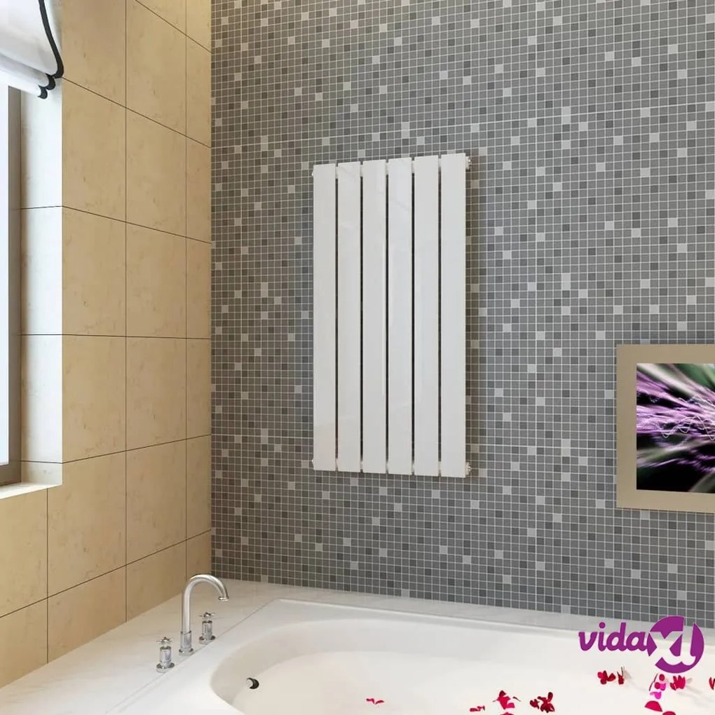 vidaXL Termosifone Radiatore Bianco 465 mm x 900 mm