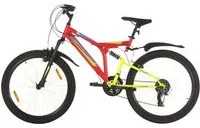 Mountain Bike 21 Speed 26 Ruote 49 cm Rosso