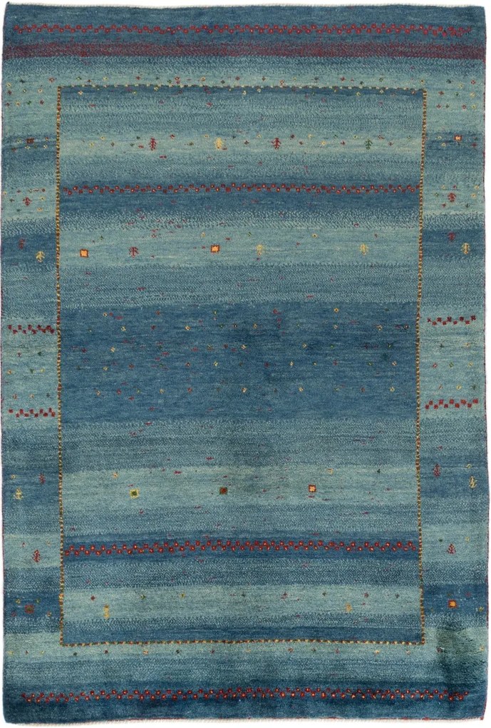 Gabbeh Tappeto 200 x 130 (Iran) Annodato A Mano