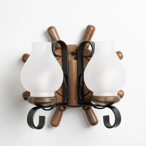 Brilagi - Applique TIMONA 2xE14/40W/230V faggio/noce