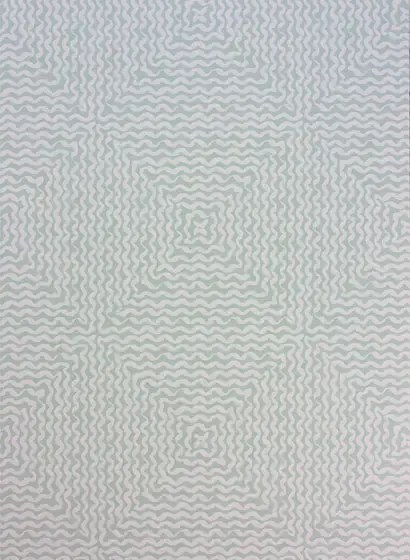 Nina Campbell Carta da parati Mourlot - Aqua