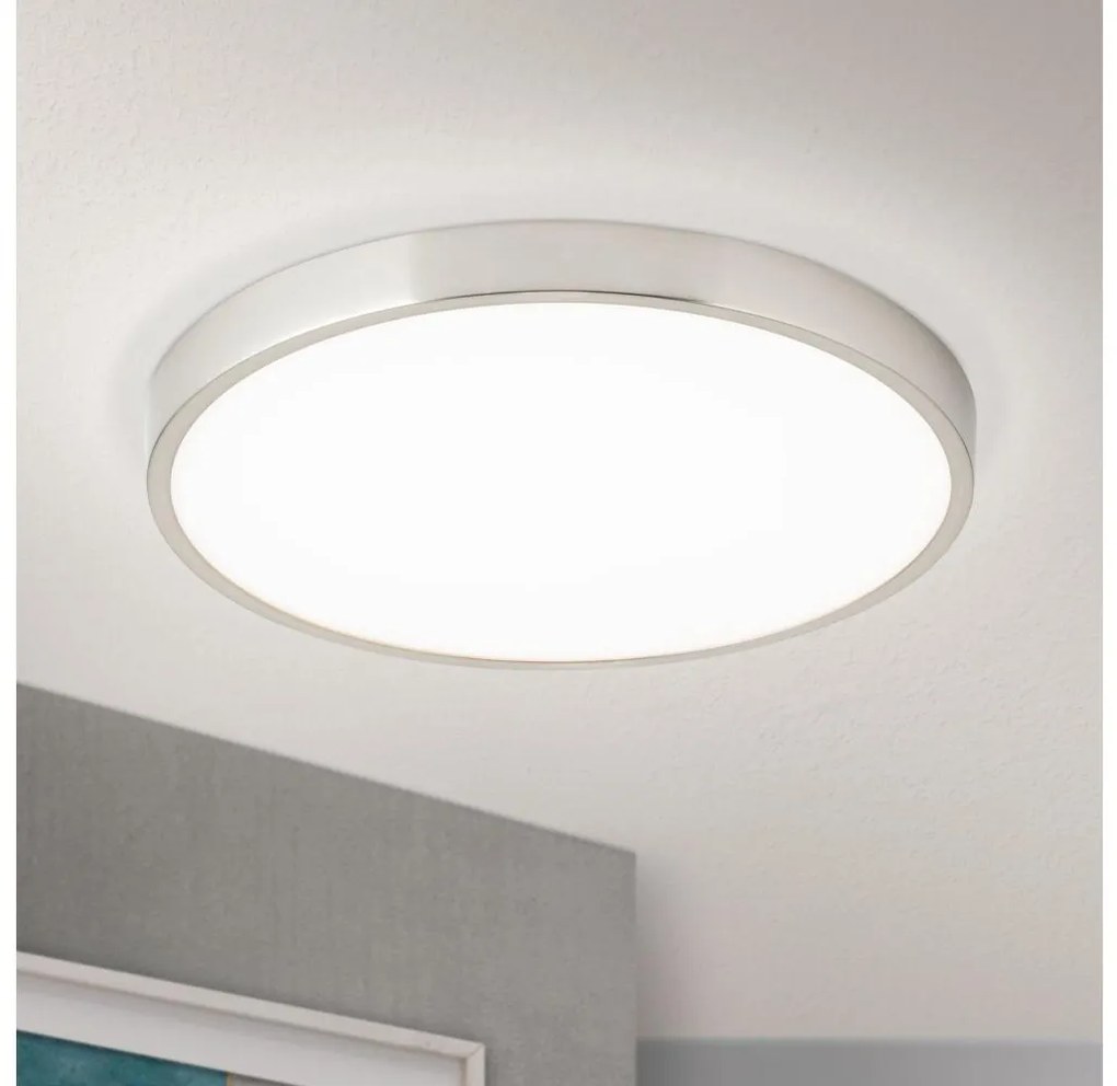 Orion DL 7-657/28- Plafoniera LED BULLY LED/28W/230V diametro 28 cm cromo opaco
