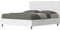 Letto Matrimoniale 160x190 cm con Rete e Contenitore Burmy Bianco