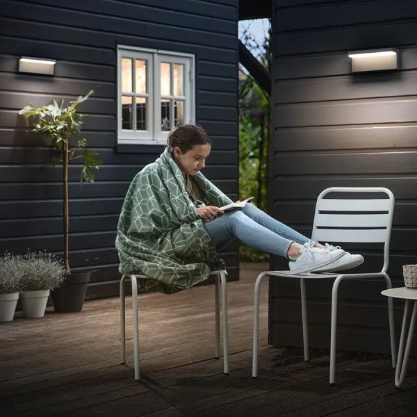 Philips 16483/93/P0 - Applique a LED da esterno BUSTAN 2xLED/4,5W IP44
