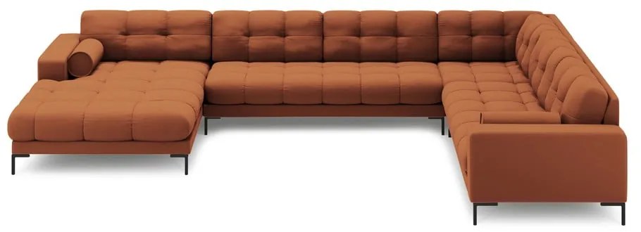 Divano angolare color mattone (angolo destro) Bali - Cosmopolitan Design