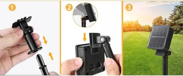 Catena luminosa solare decorativa 30xLED/8 funzioni 500 mAh 10,6 m IP67 bianco caldo