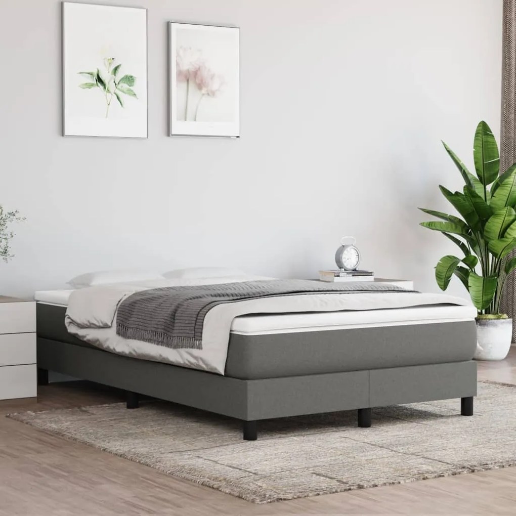 Materasso A Molle Insacchettate Grigio Scuro 120x200x20 Cm /