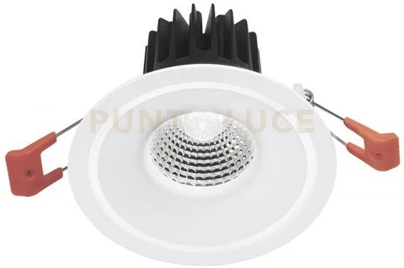 Gfa1030n- faretto da incasso in alluminio diffusore trasparente a l...