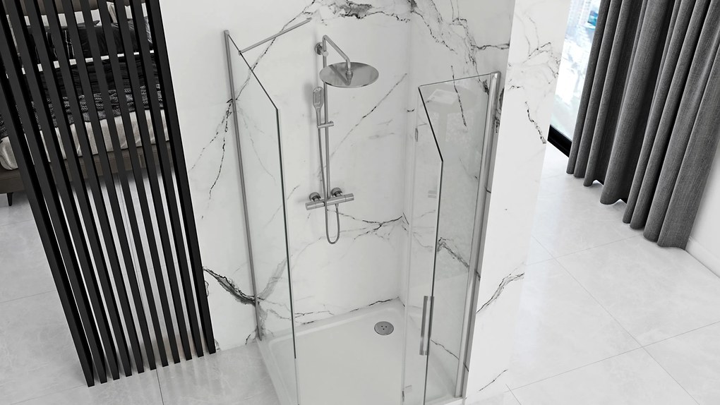 Cabina doccia Rea Molier Chrom 80x80