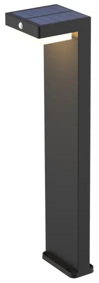 Solight WO7202 - Lampada solare LED con sensore PALERMO LED/5W/2000mAh IP54 nero