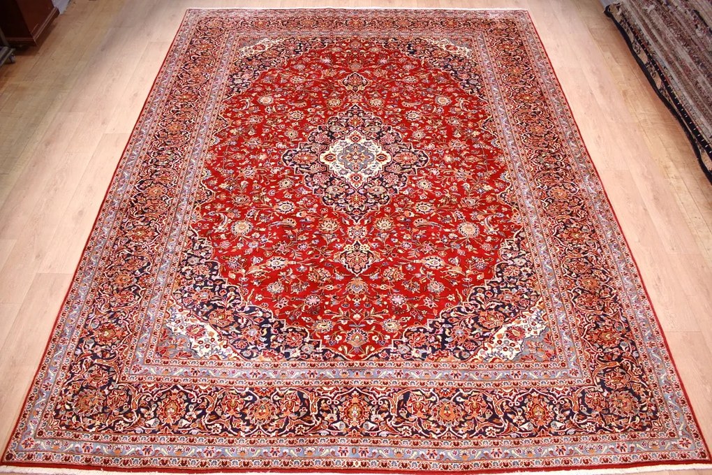 Kashan Tappeto persiano 300 x 400 (Iran) Annodato A Mano