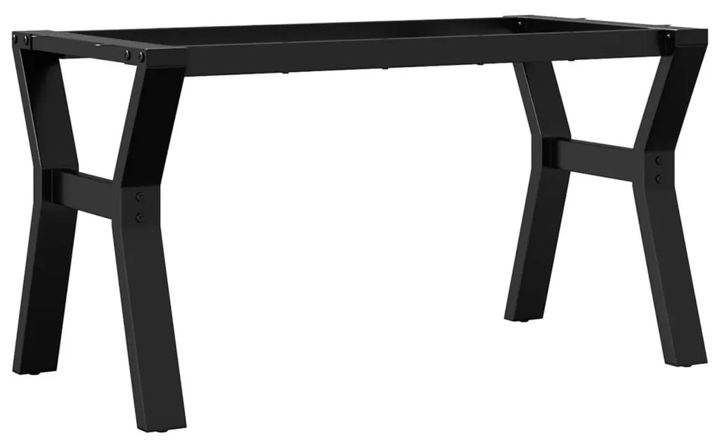 Telaio gambe a y per tavolino da salotto 80x40x43 cm in ghisa