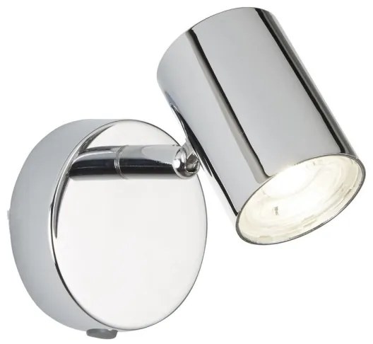 Searchlight 3171CC - Faretto da parete a LED ROLLO LED/4W/230V cromo