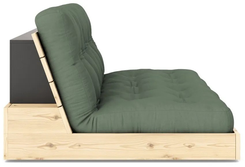 Divano letto verde 196 cm Base - Karup Design