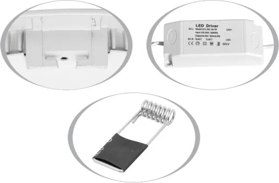 Lampada LED da incasso RAFA LED/12W/230V 4100K IP44