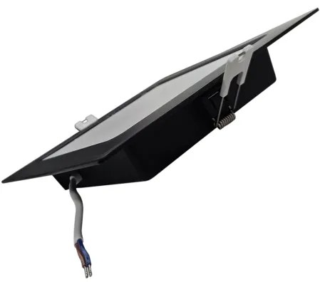 Lampada LED da incasso SQUARE LED/12W/230V 4000K 17x17 cm nero