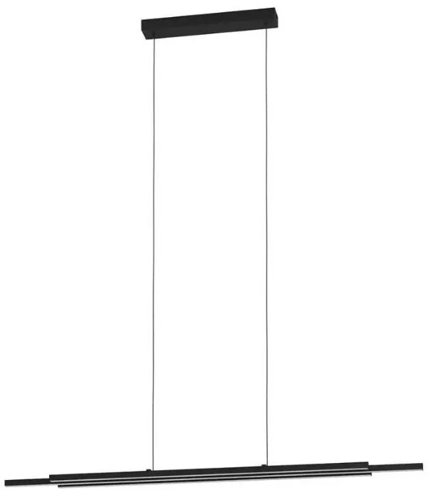 Eglo 31232 - Lampadario LED a sospensione con filo CANNIGIONA LED/20,3W/230V nero