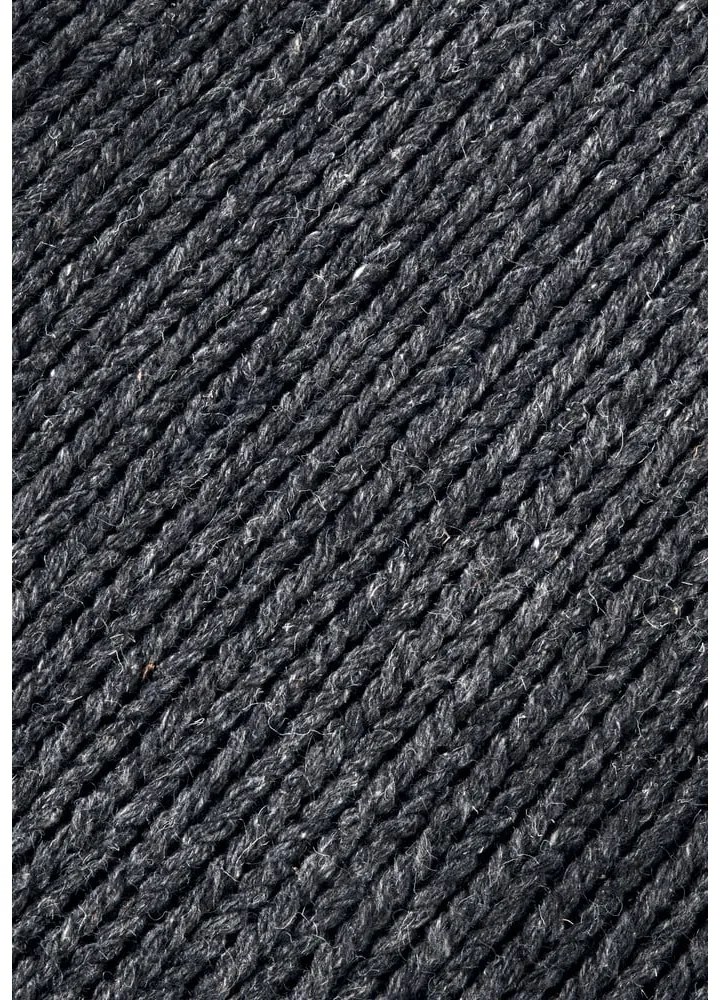 Tappeto rotondo grigio scuro in lana tessuto a mano ø 160 cm Francois - Villeroy&Boch