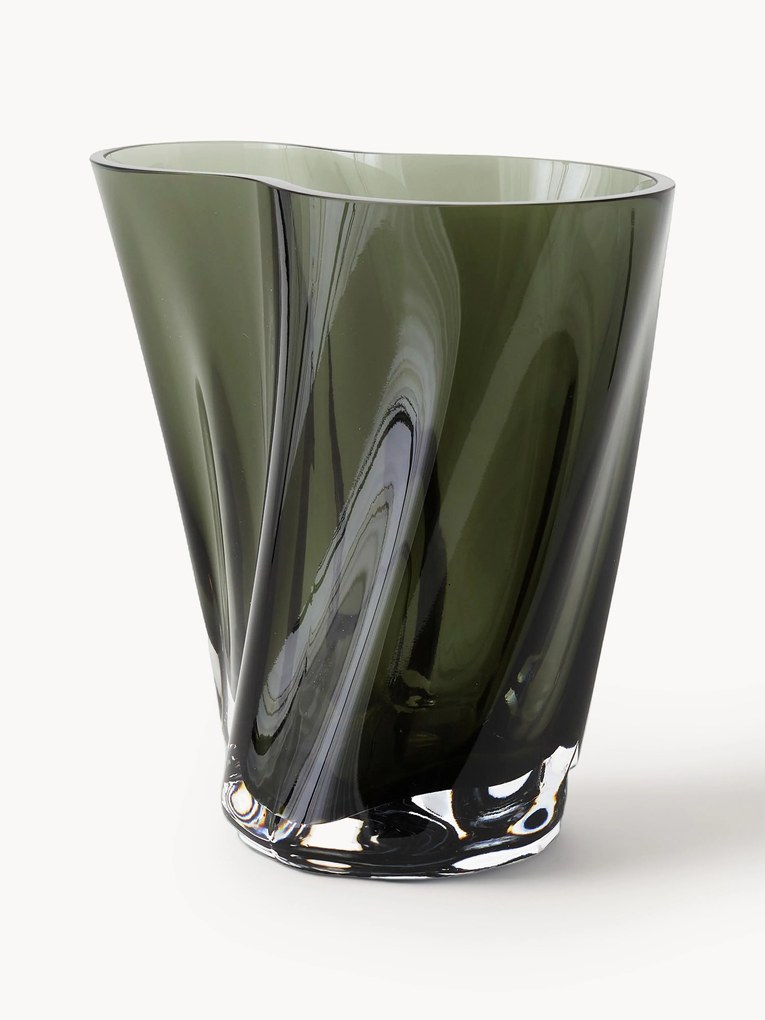 Vaso in vetro soffiato a mano Aer, alt. 19 cm