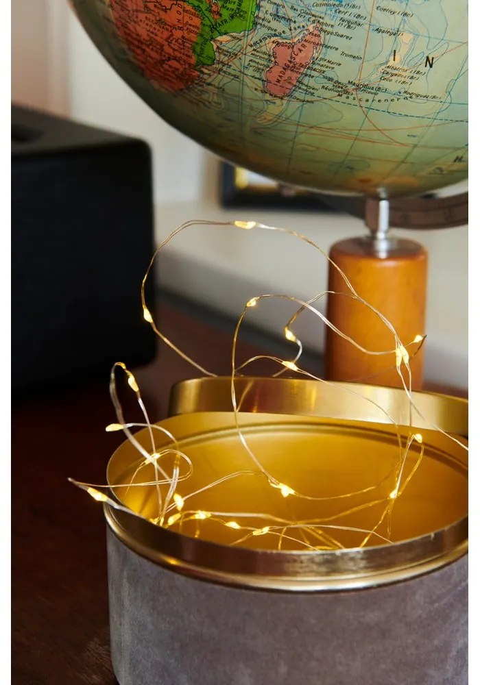 Catena luminosa 40 lampadine lunghezza 390 cm Knirke - Sirius