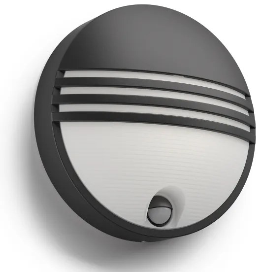 Philips 17297/30/16 - Lampada da esterno LED con sensore YARROW LED/6W/230V IP44