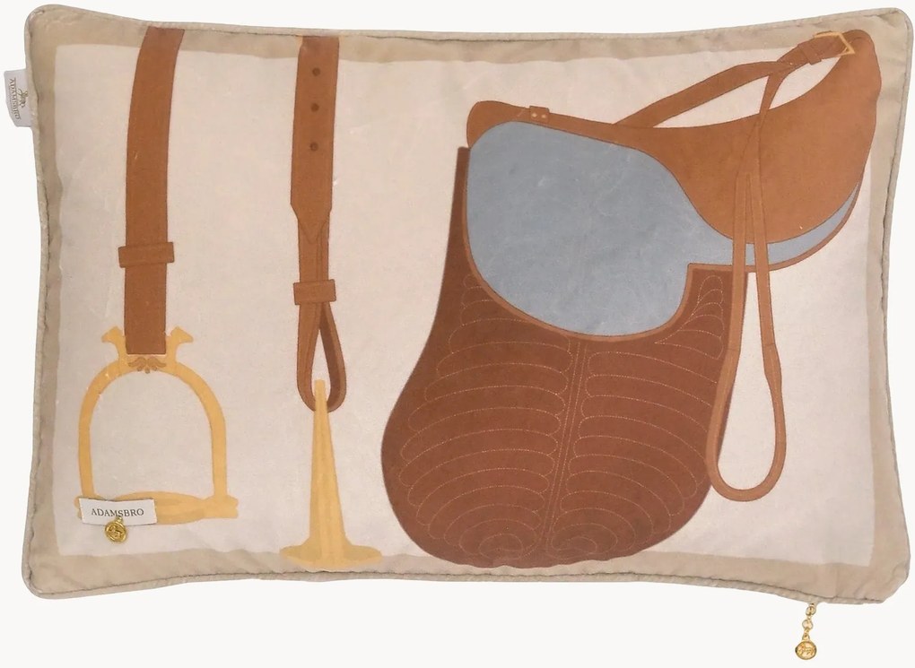 Cuscino in velluto Heritage Saddle