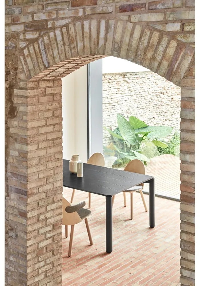 Tavolo da pranzo nero , 180 x 100 cm Atlas - Teulat