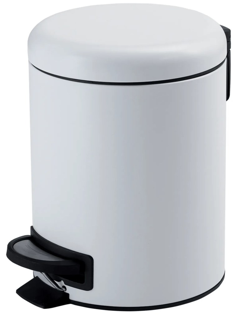 Pattumiera Bagno Con Pedale 3 Lt Gedy "Potty" Bianco Opaco
