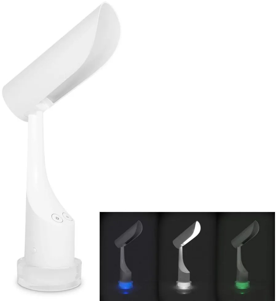 Retlux - LED RGBW Lampada da tavolo ricaricabile dimmerabile LED/5W/5V 2000 mAh 3000/6000K bianco