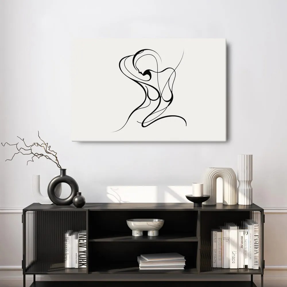 Quadro su tela – Linea delicata del corpo femminile