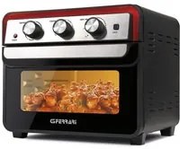 G3 ferrari g10145 friggisano, friggitrice ad aria, forno da 22 litri, 1700w, ricettario incluso, nero/rosso