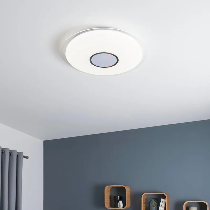 Plafoniera LED Vizzini Star Ø 56 cm bianco IP21 cct da bianco caldo a bianco freddo con regolazione di temperatura, 3500 lumen INSPIRE