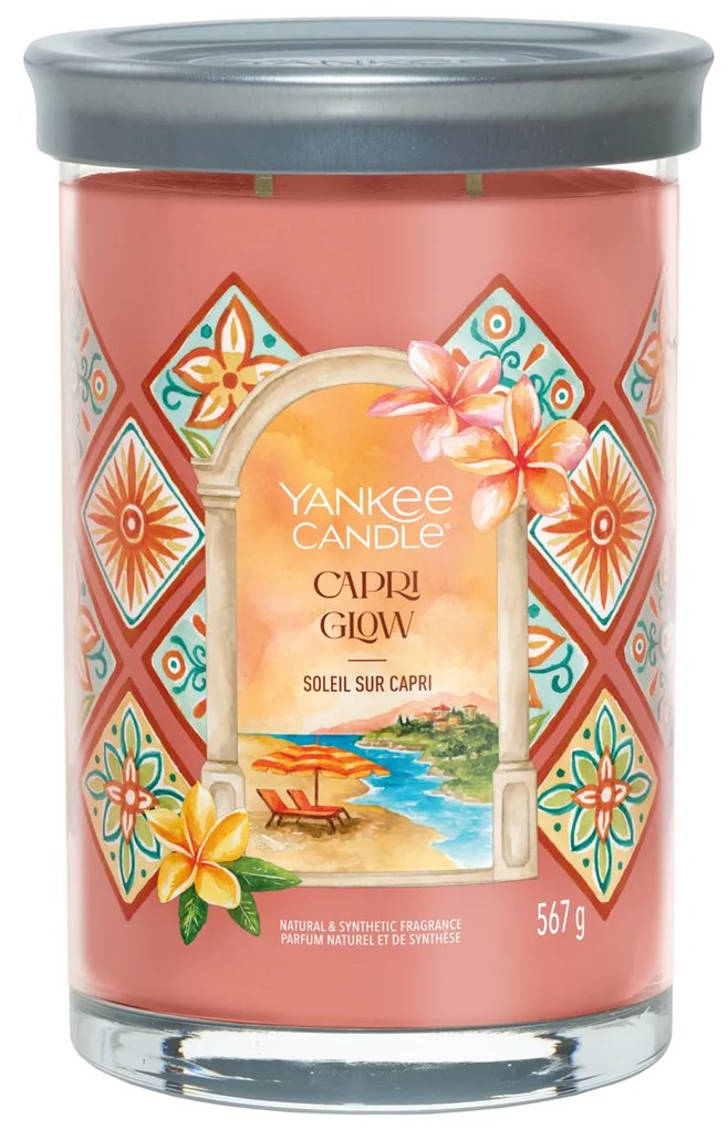 Candela Capri Glow in barattolo grande Yankee Candle