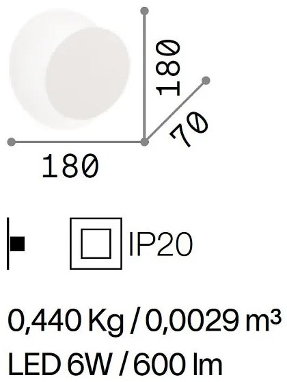 Ideallux tick ap bianco