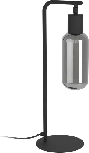 Eglo 901007 - Lampada da tavolo MAIONE 1xE27/4W/230V nera/fumé