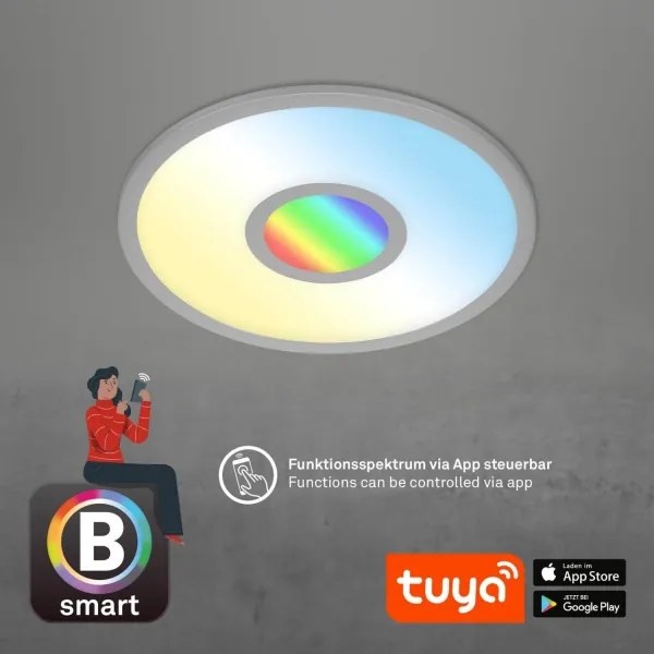 Brilo -Plafoniera LED RGB dimmerabile CENTRO LED/24W/230V Wi-Fi Tuya + +TC