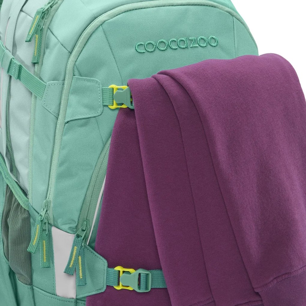 Zaino scuola coocazoo MATE, All Mint, certificato AGR