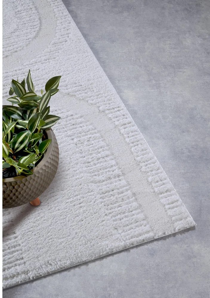 Passatoia color crema 80x240 cm Bartoux Cream White - Elle Decoration