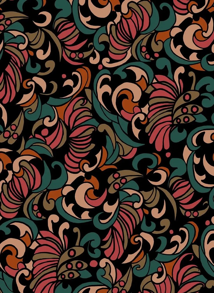 House of Hackney Carta da parati Zennor - Emerald