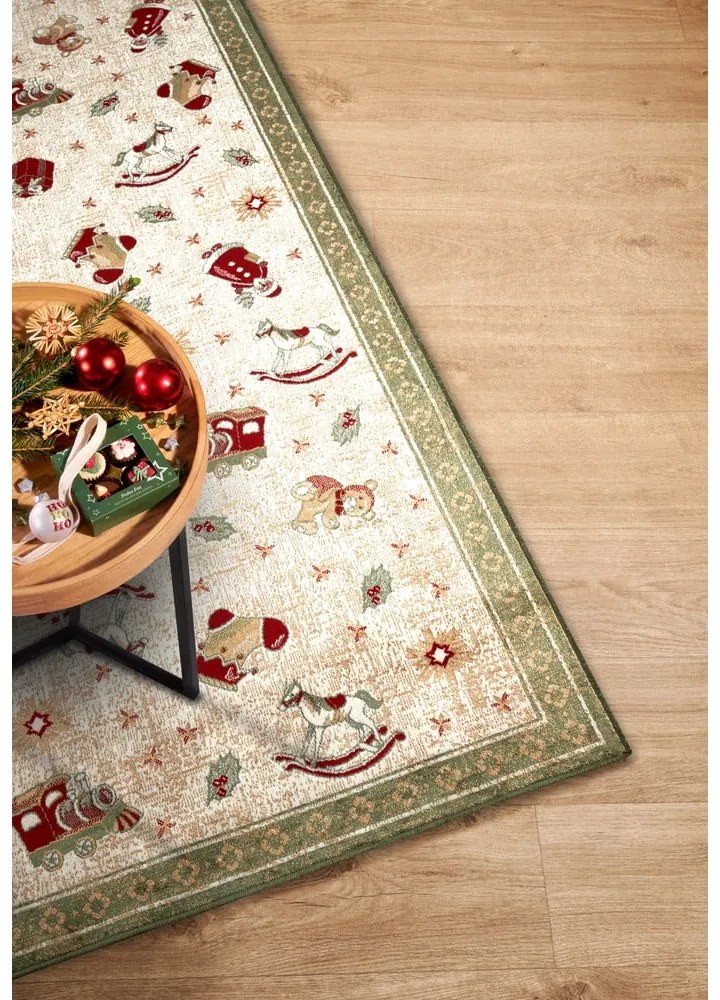 Passatoia verde natalizia in cotone 80x200 cm Toy's Delight Green Christmas - Villeroy&Boch