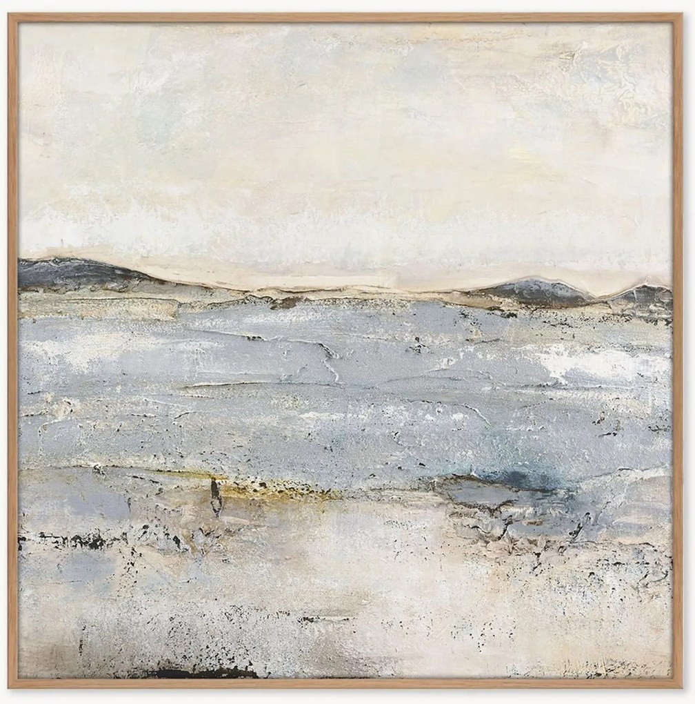 Quadro su tela dipinto a mano con cornice Trace of Nature