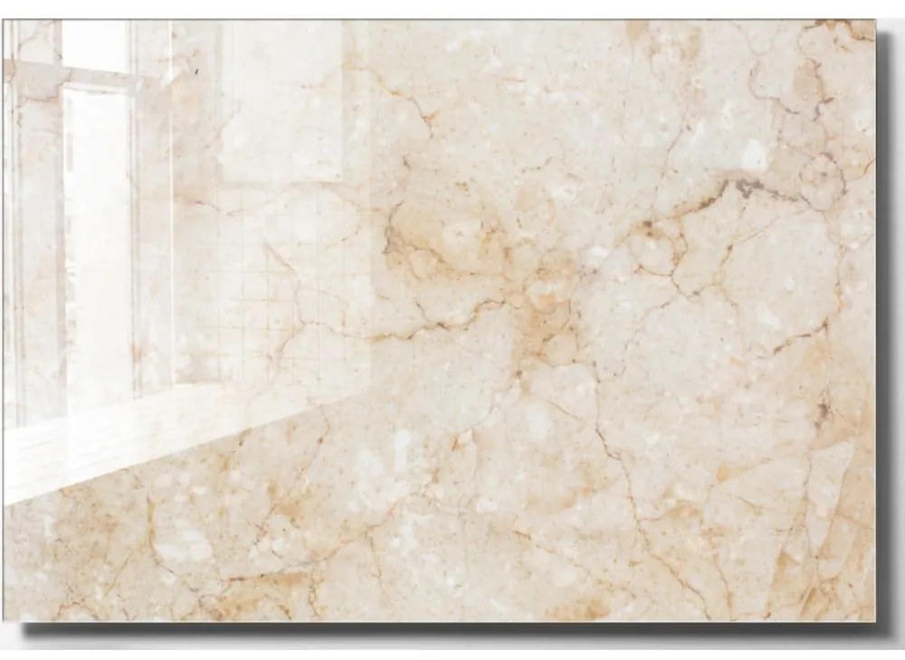 Pittura su vetro 70x50 cm Marble - Wallity