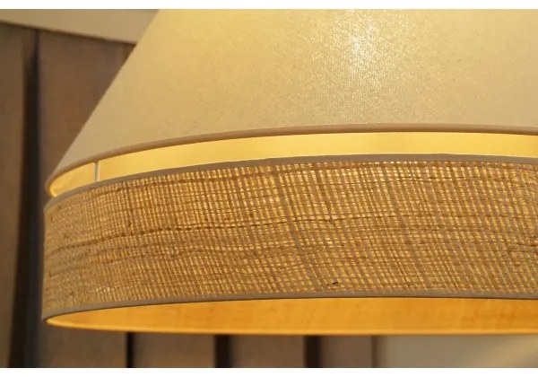 Duolla - Lampadario a sospensione con filo YUTE AVIGNON 1xE27/15W/230V diametro 60 cm color crema/beige
