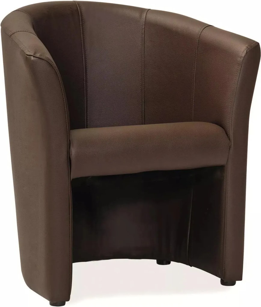 Poltrona TM-1 in ecopelle – 67x60x76 cm