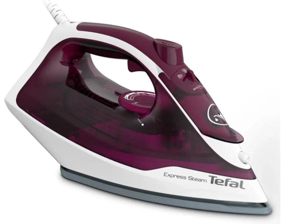 Tefal - Ferro a vapore EXPRESS STEAM 2400W/230V bordeaux