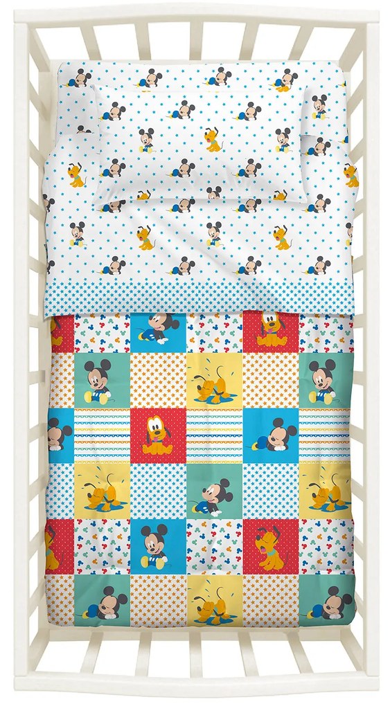 Trapunta Mickey patch Disney baby, in cotone CALEFFI