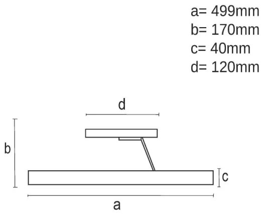 Lampadario a plafone LED dimmerabile LED/40W/230V 3000-6500K nero + telecomando