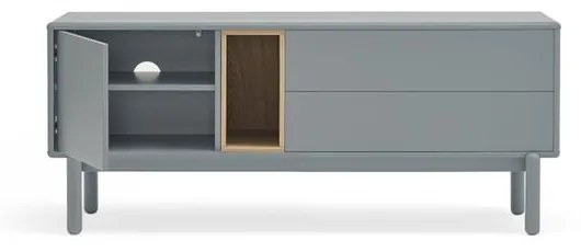 Tavolo TV blu-grigio 140x56 cm Corvo - Teulat