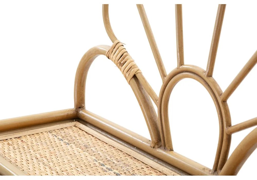Scaffale in rattan in colore naturale Panama - Mauro Ferretti