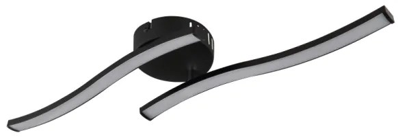 Globo 67178SC - Plafoniera LED ELOISE 2xLED/6W/230V nero